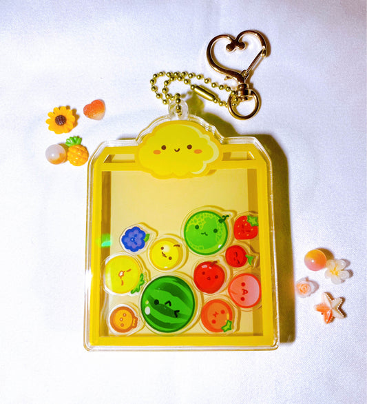 Stackable Fruit friend keychain